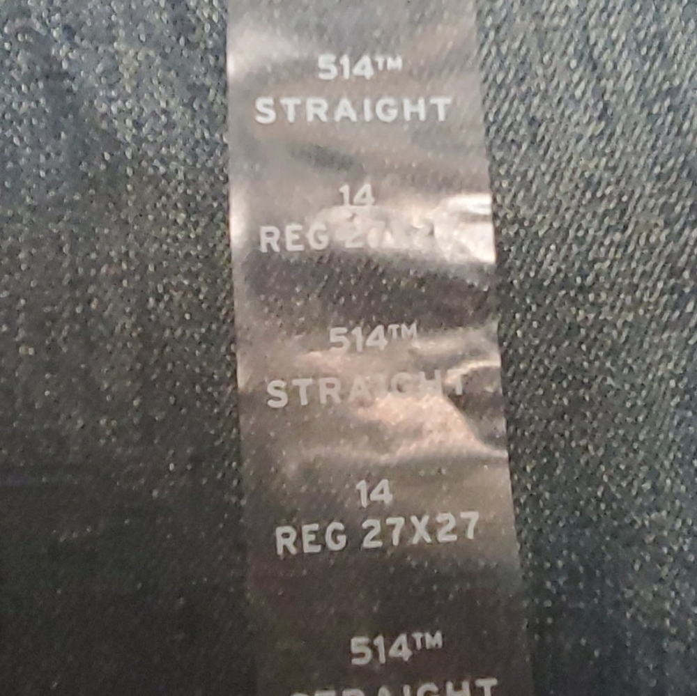 (NEW) Levi's 514 Straight Jeans Fit Size 14 Regular - Picture 7 of 7
